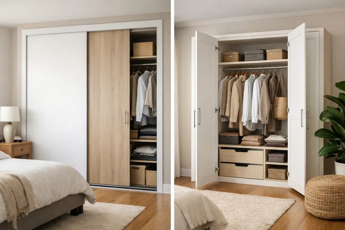 Sliding Wardrobe vs Hinged Wardrobe: Which Fits?