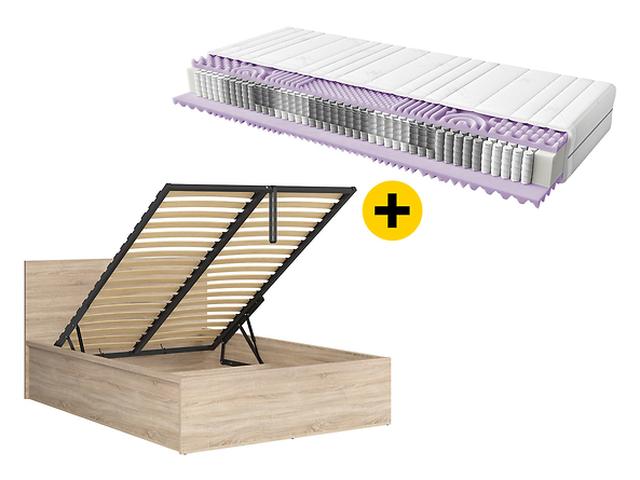Bed set 140 Tetrix and Mimas mattress
