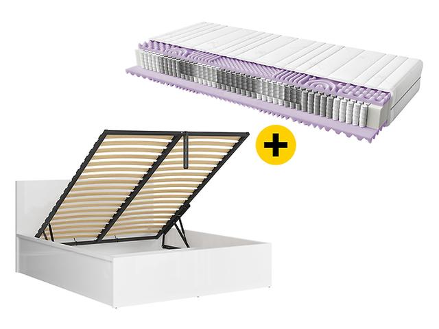 Bed set 160 Tetrix and Mimas mattress