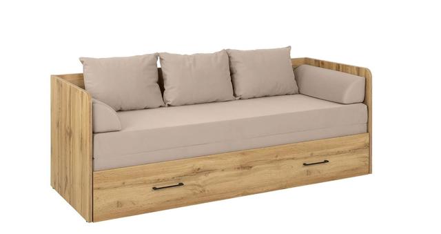 Bed set 80/160 Tetrix with mattress, headboards and cushions Carbo
