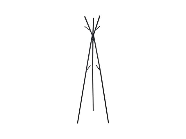 Trio freestanding coat rack – black