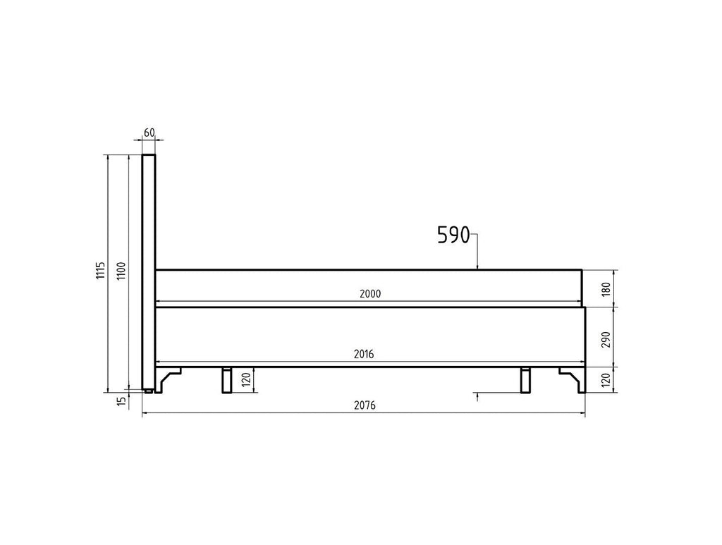 Joy — łóżko 160