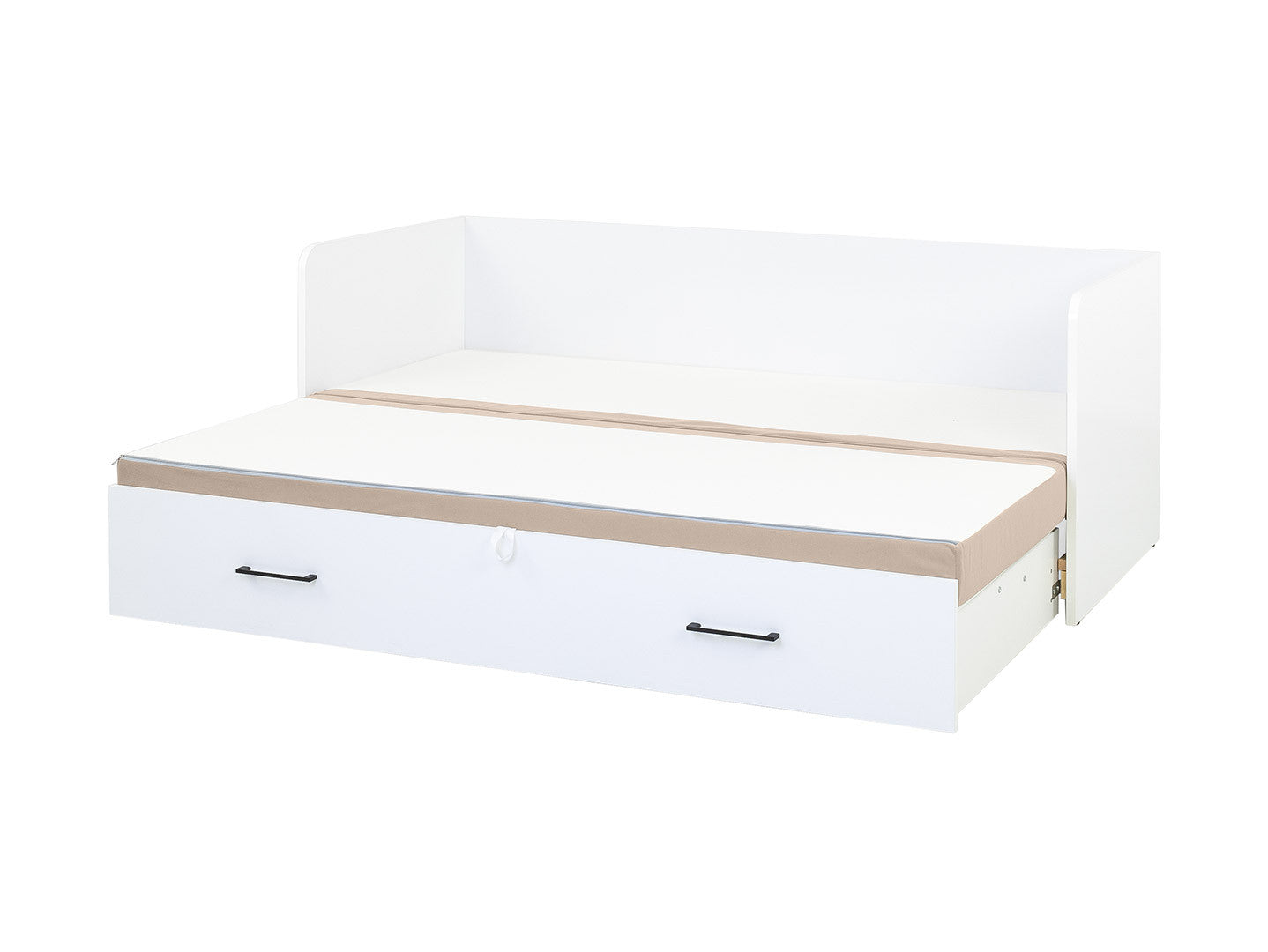 Bed set 80/160 Tetrix with mattress, headboards and cushions Carbo