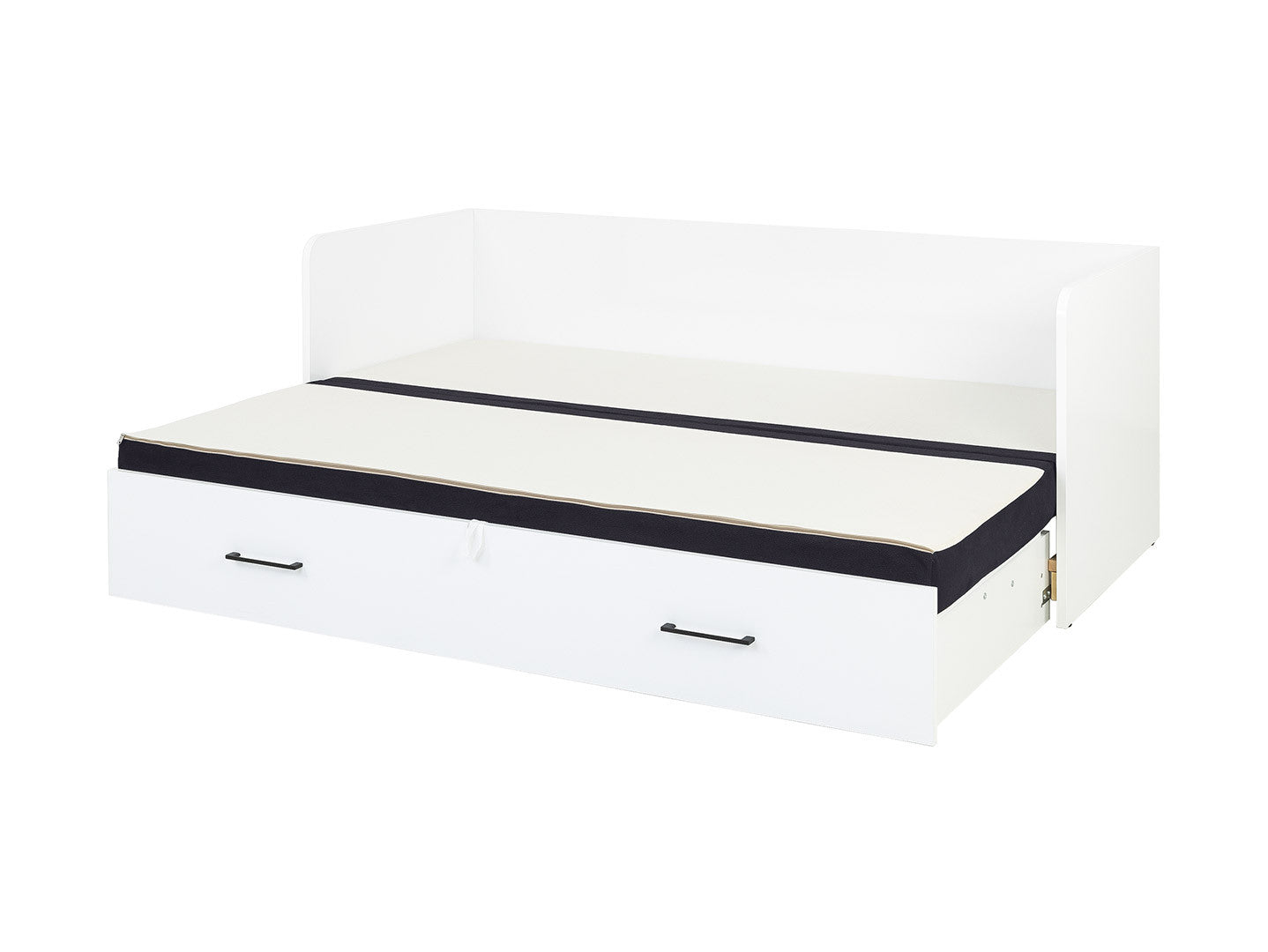 Bed set 80/160 Tetrix with mattress, headboards and cushions Carbo