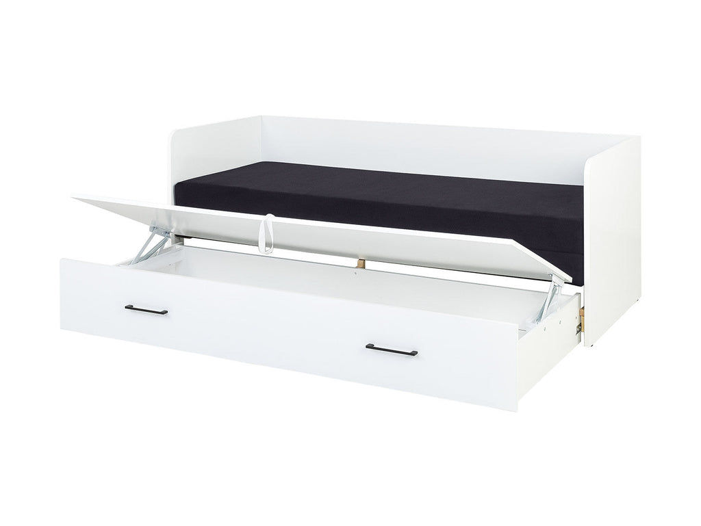 Bed set 80/160 Tetrix with mattress, headboards and cushions Carbo
