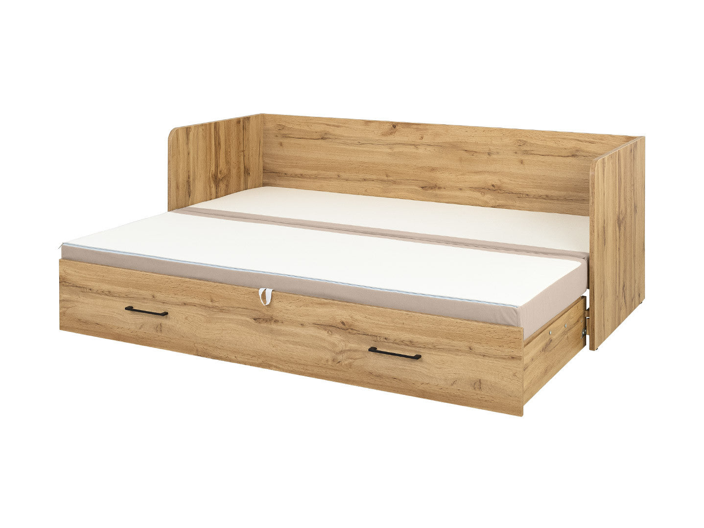 Bed set 80/160 Tetrix with mattress, headboards and cushions Carbo