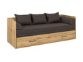 Bed set 80/160 Tetrix with mattress, headboards and cushions Carbo