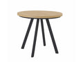 PARES extendable dining table Artisan oak/black 90-180x90