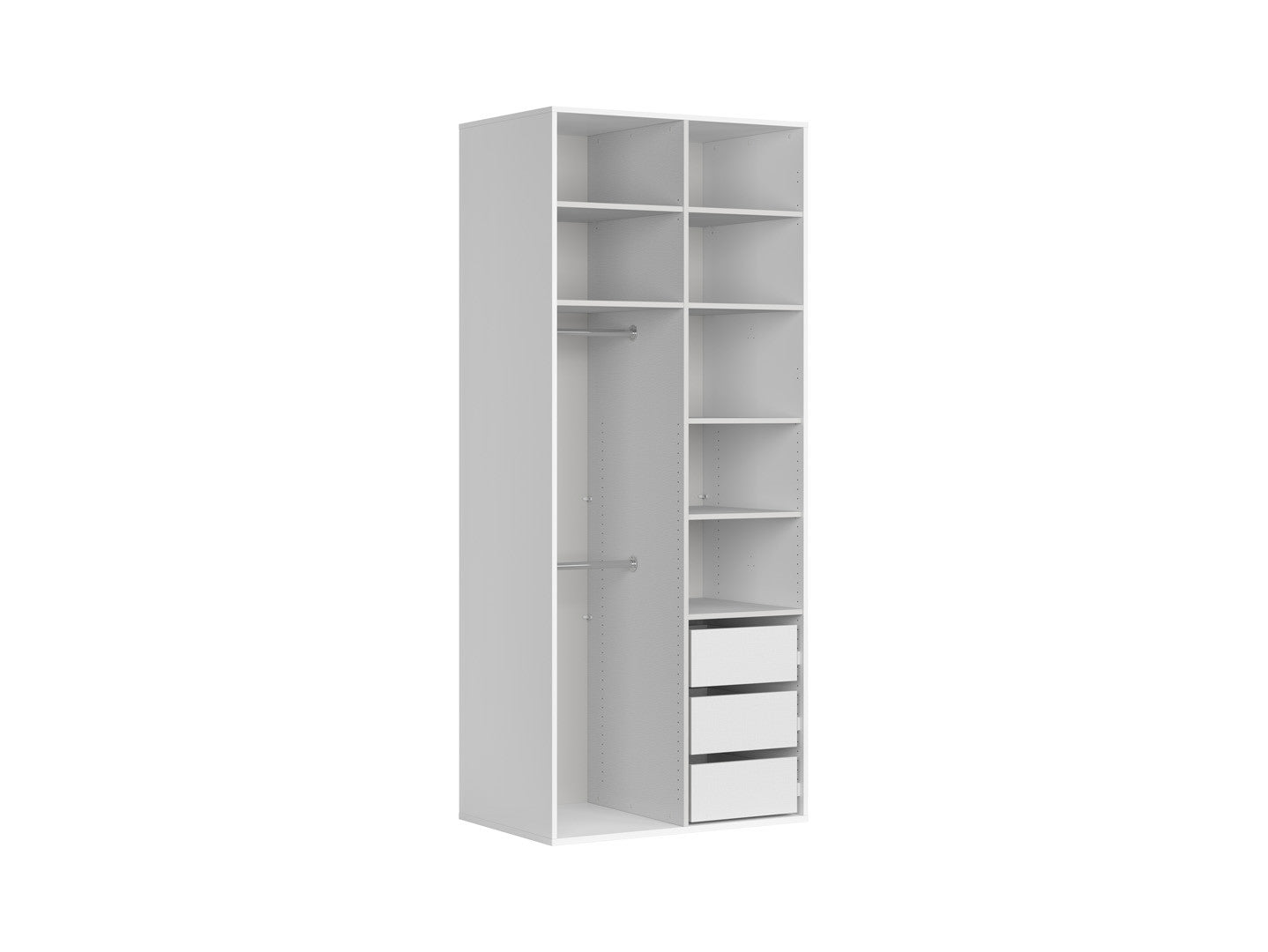 Double-door wardrobe Flex 100 cm cashmere