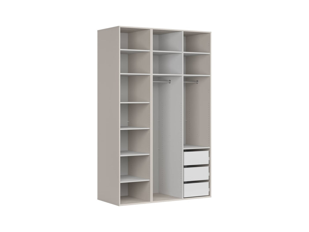 Modular wardrobe Flex 150 cm with 3 doors cashmere