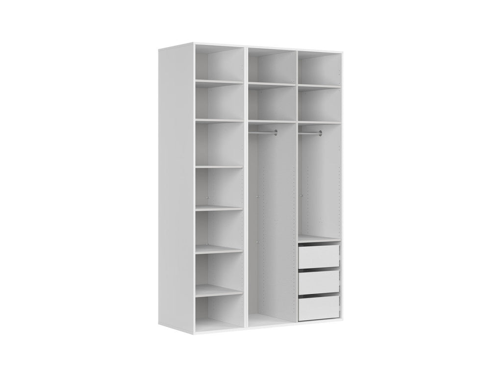 Modular wardrobe Flex 150 cm with 3 doors cashmere