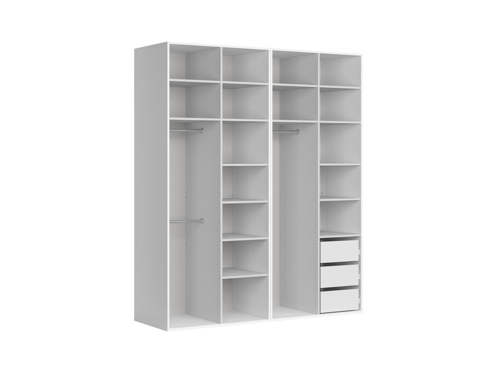 Modular wardrobe Flex 200 cm with 4 doors cashmere