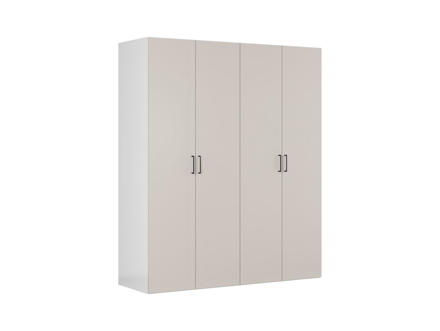 Modular wardrobe Flex 200 cm with 4 doors cashmere