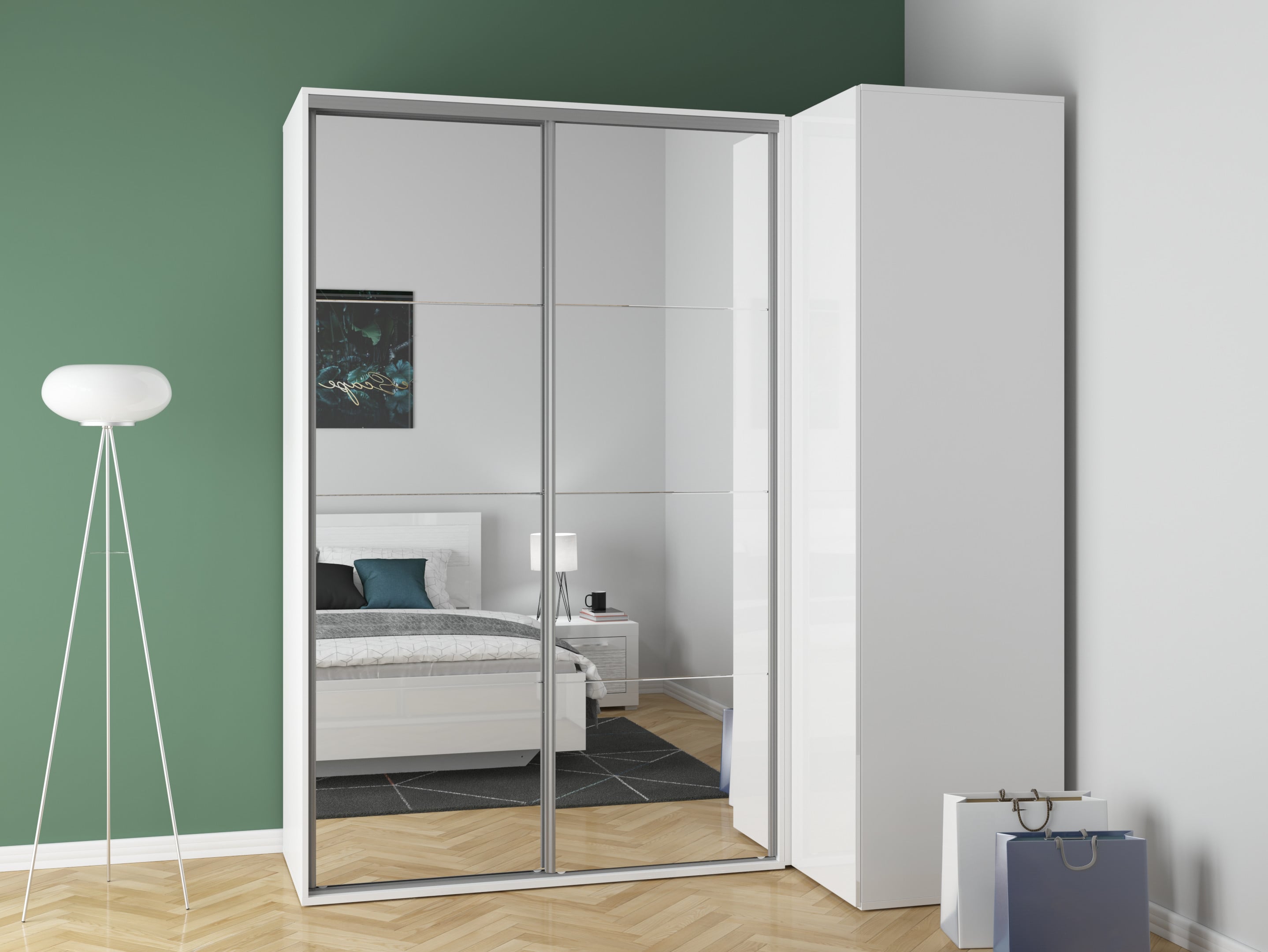 Flex — Corner wardrobe