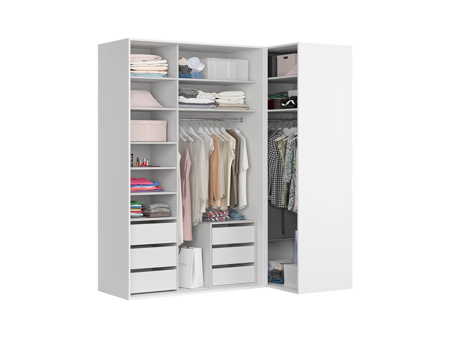 Flex — Corner wardrobe