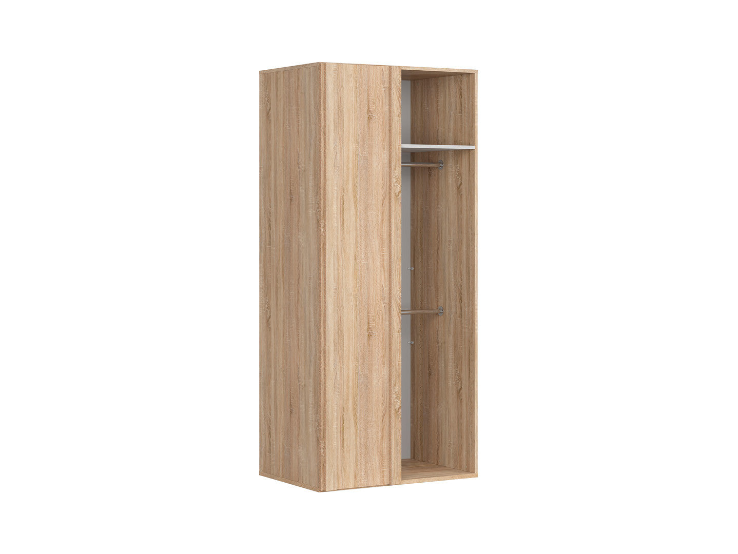 Corner wardrobe  Flex 97 cm with mirror Sonoma oak