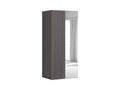Corner wardrobe Flex 97 cm with mirror szara