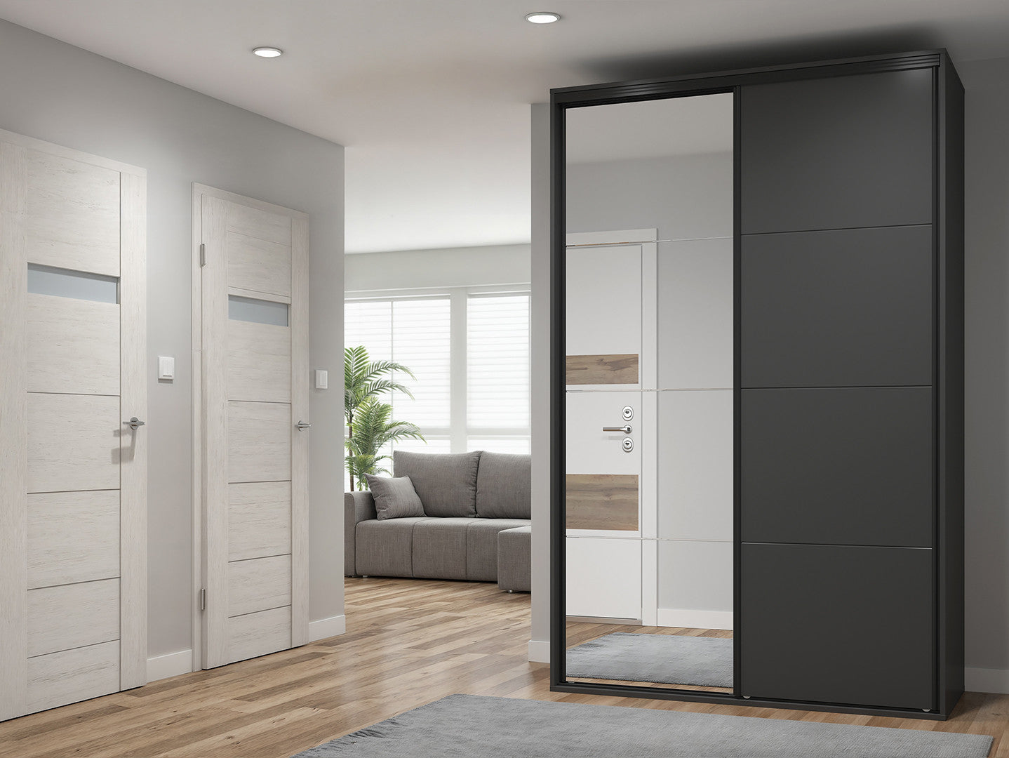 Sliding wardrobe Flex 150 cm