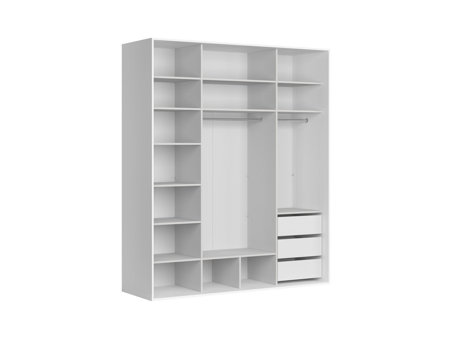 Sliding wardrobe Flex 200 cm with mirror white/cashmere
