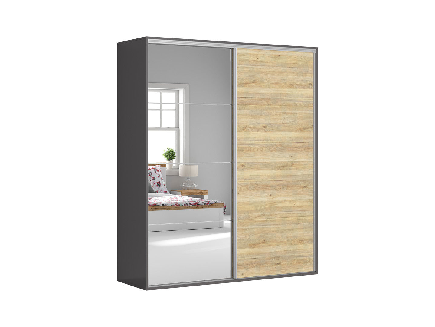 Sliding wardrobe Flex 200 cm