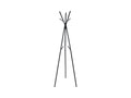 Trio freestanding coat rack – black