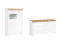 Holten — zestaw Chest of drawers i witryna