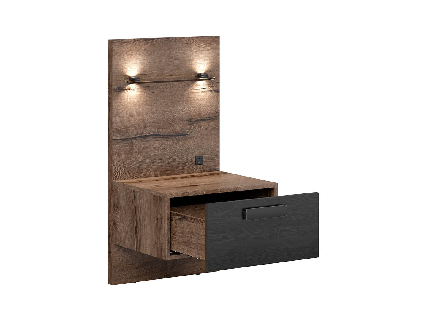 Kassel 160 bed set with bedside cabinets