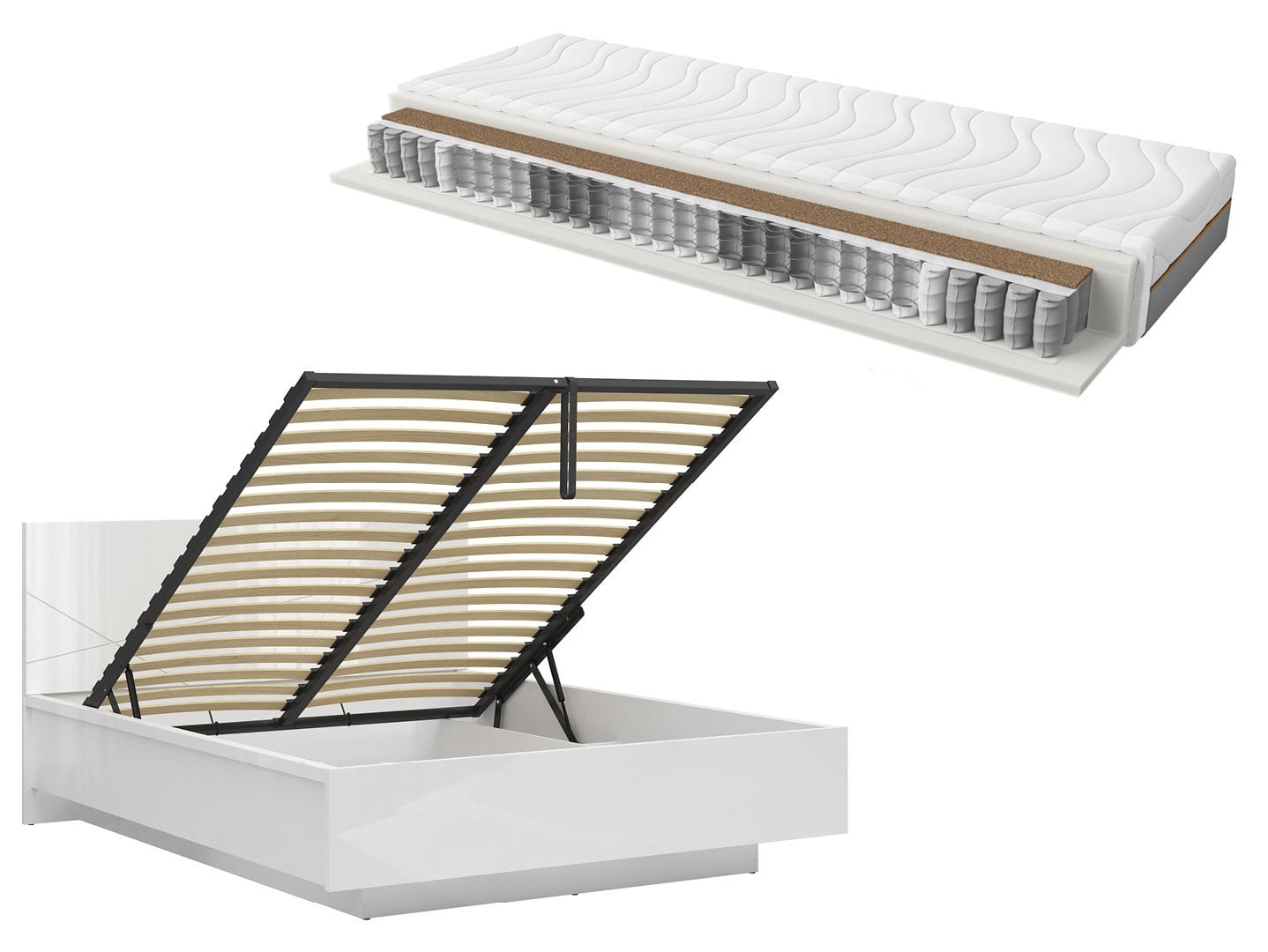 Bed set 160 Forn and Ceres mattress