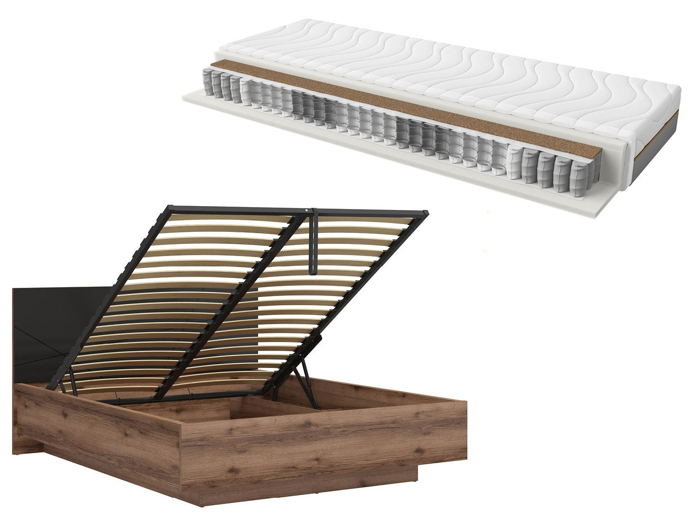 Bed set 160 Forn and Ceres mattress