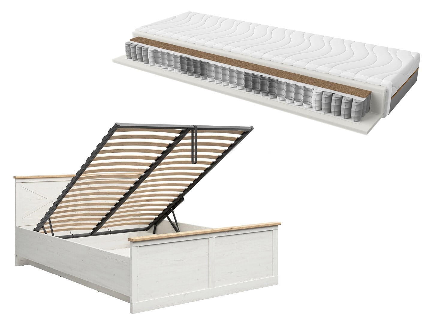 Bed set 160 Frija and Ceres mattress
