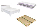 Bed set 160 Stockholm, slatted base and Mimas mattress